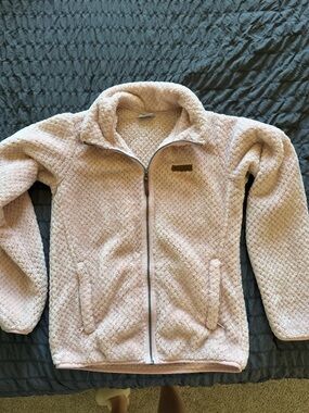 Columbia Plush Sherpa Jacket in Blush Pink